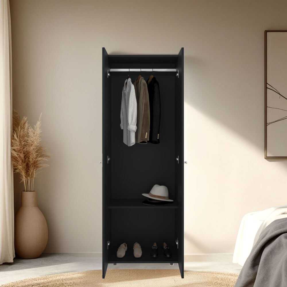 Closet 1 Colgador 2 Puertas 170x60x40,2 Cm image number 4.0