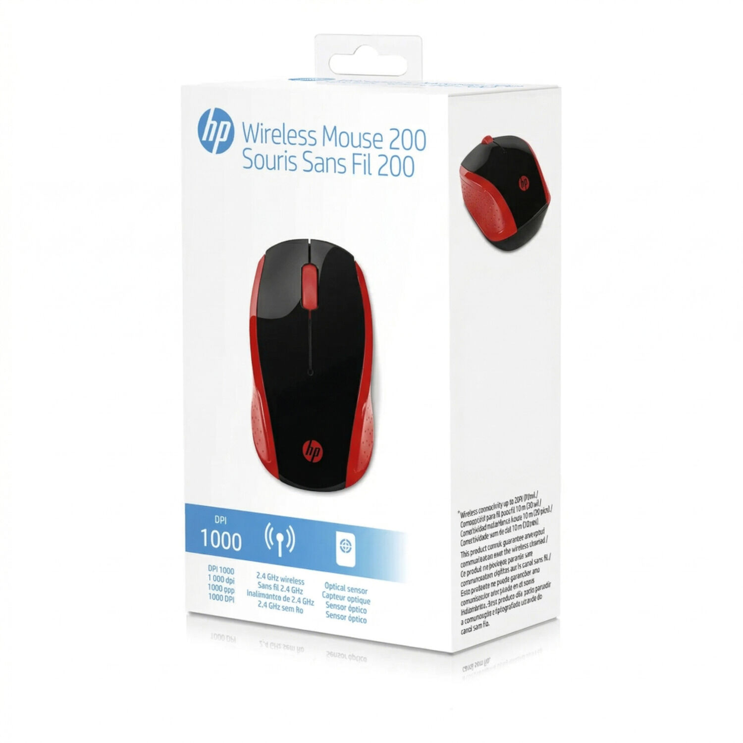 Mouse Hp 200 Inal&aacute;mbrico 1000 Dpi image number 3.0