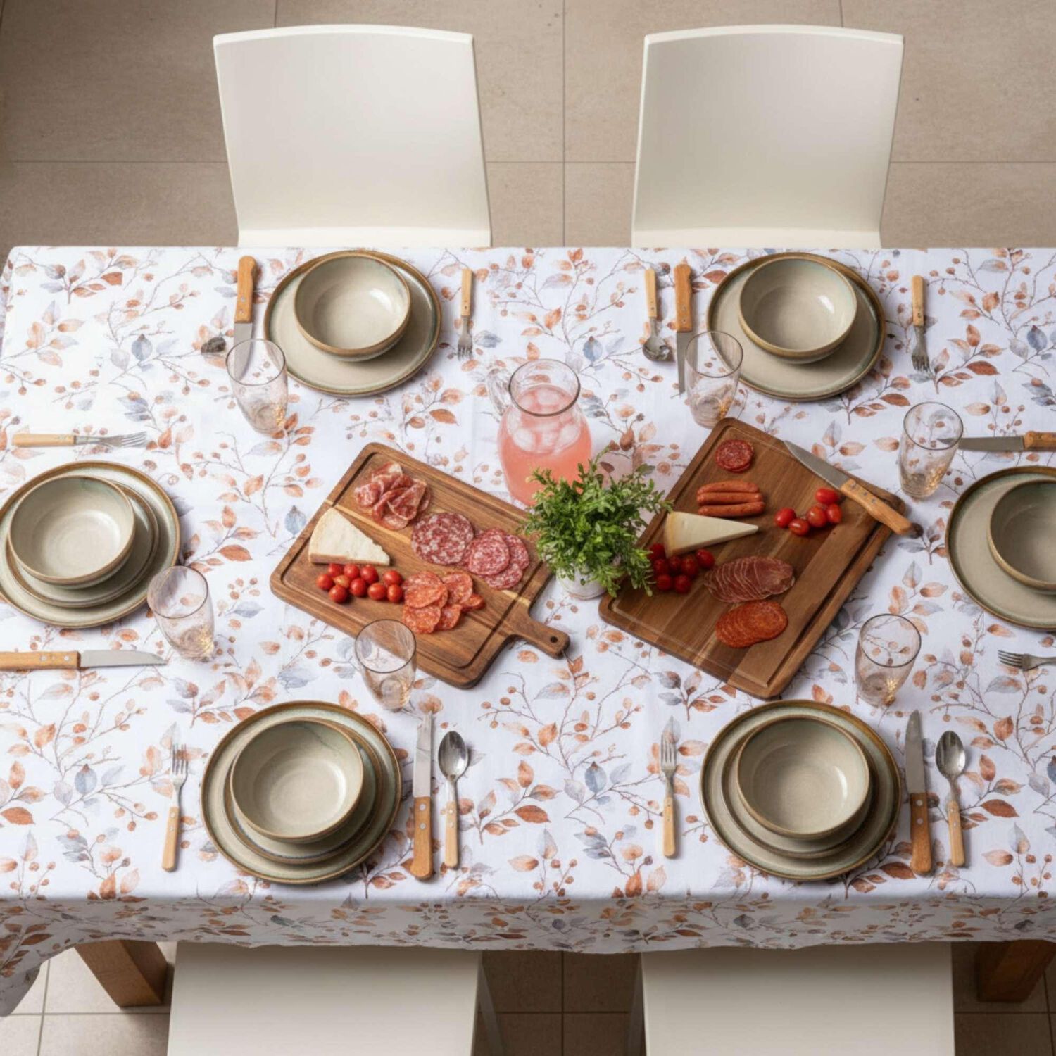 Mantel Antimanchas Silvestre 160x220 Cm image number 2.0