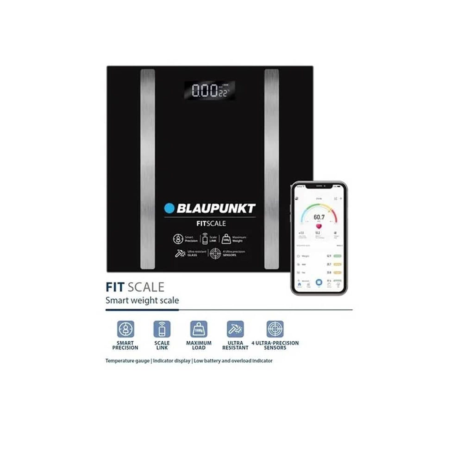 Balanza Digital De Ba&ntilde;o Blaupunkt Fit Scale image number 2.0