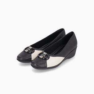 Zapato Mujer Negro/blanco Ivone 72 Piccadilly