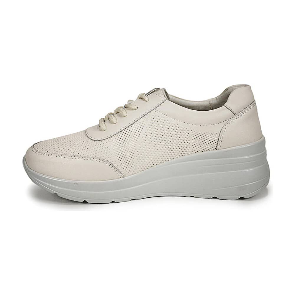 Zapatilla Cuero Garazi Beige image number 4.0