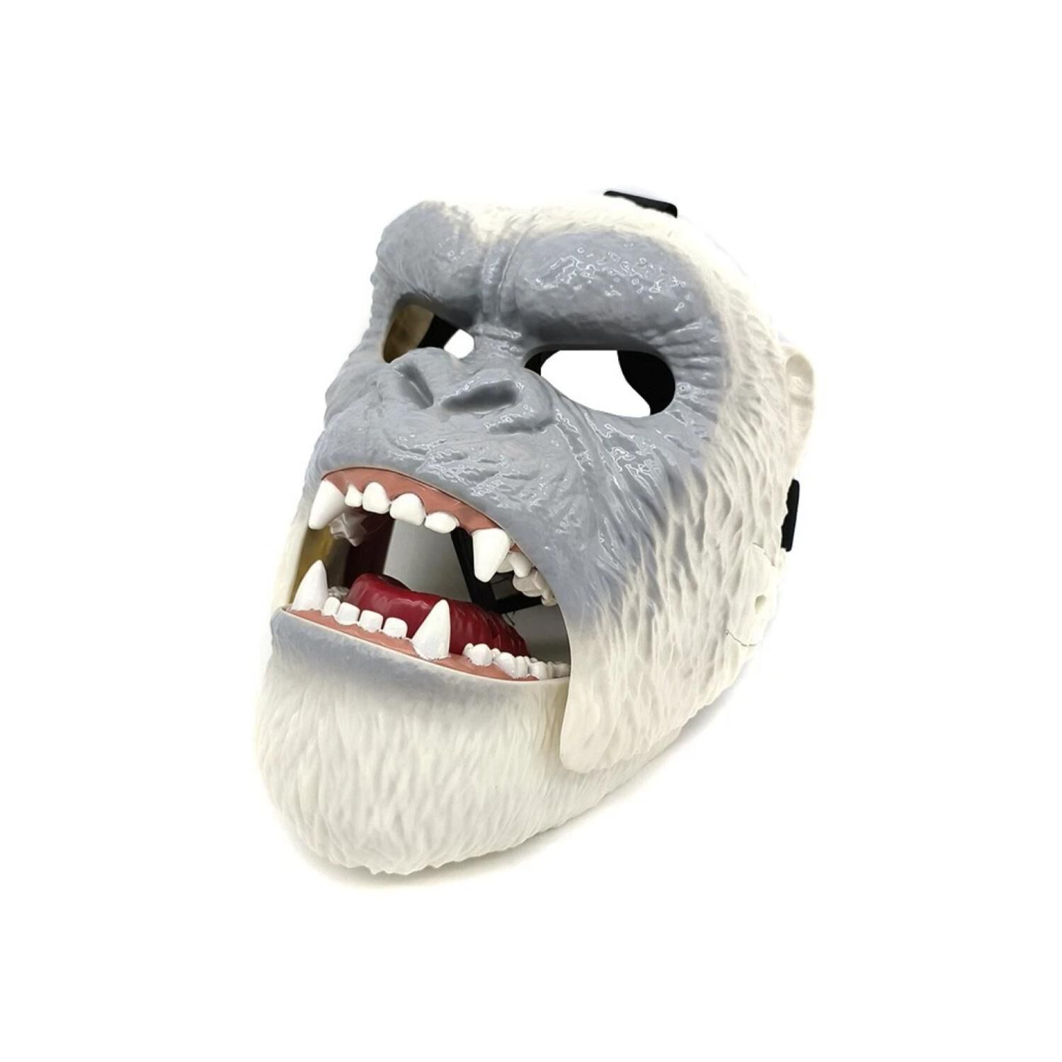 Juguete Mascara De King Kong Blanco Movimiento Y Sonido Infantil image number 1.0