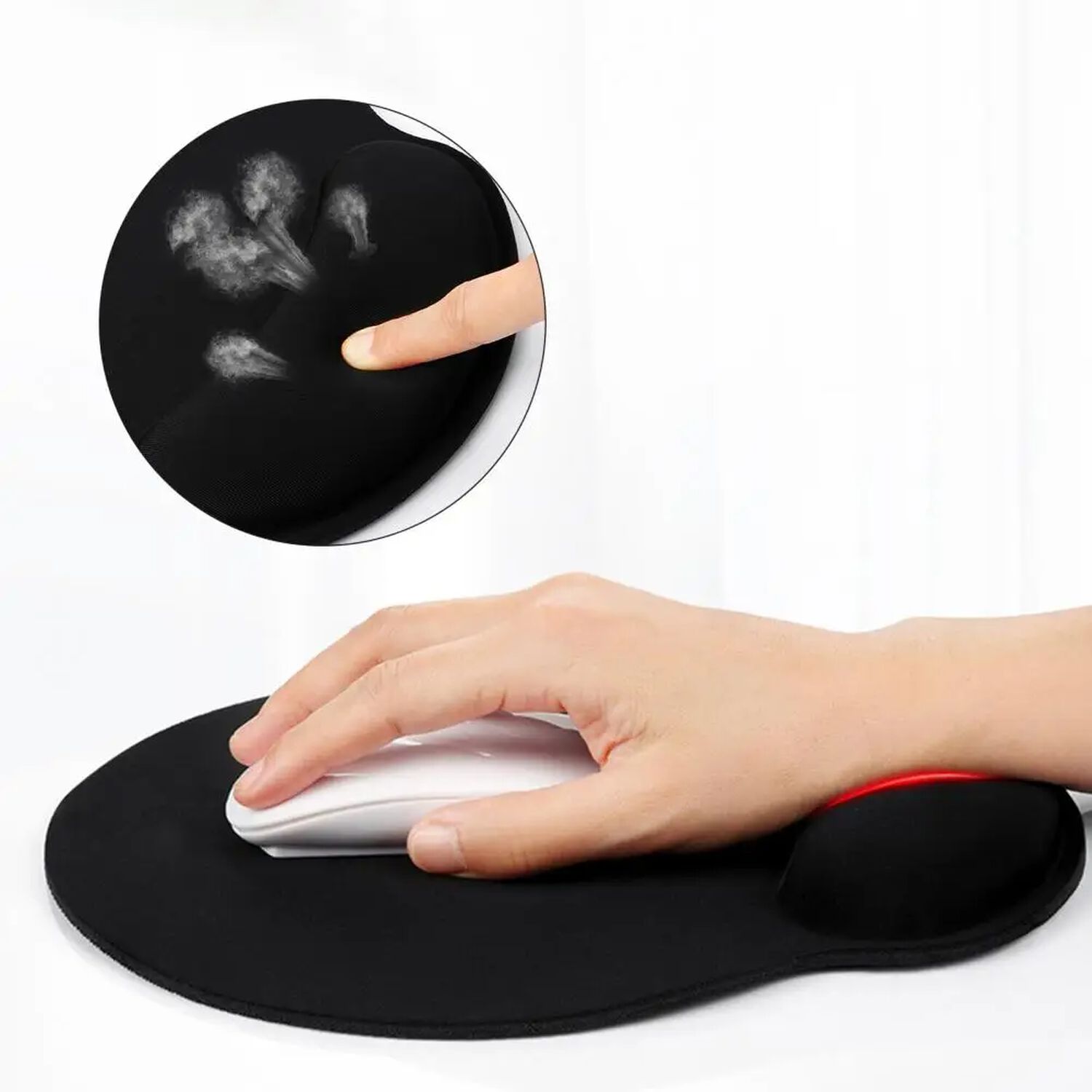 Mouse Pad Ergon&oacute;mico Con Apoya Mu&ntilde;ecas Gel Ultra 00100 image number 4.0