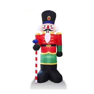 Soldado Cascanueces Inflable Navidad Con Luces Led 240cm