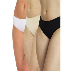 Pack 3x Calzon Algodon P314.07- Neg Kayser