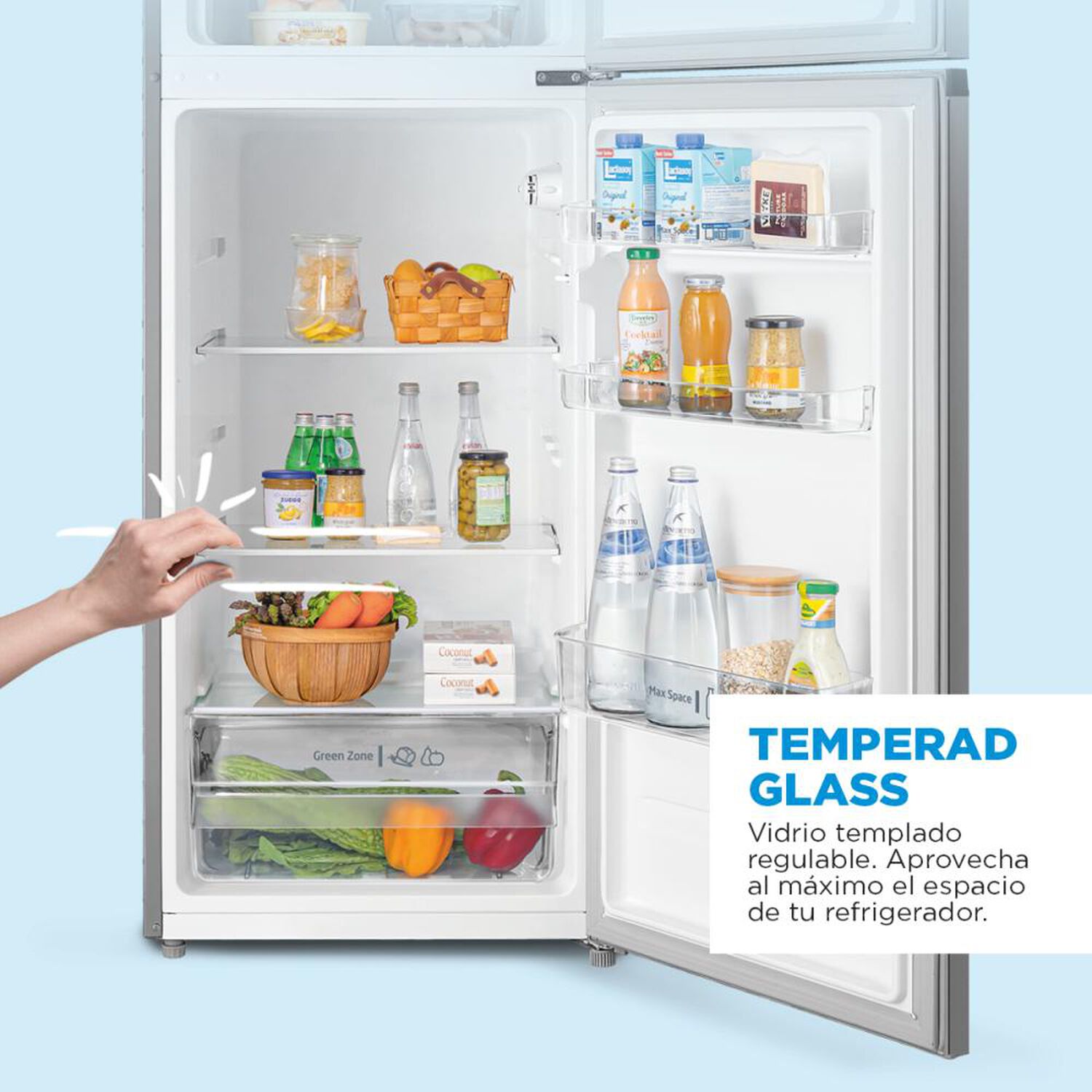 Refrigerador Top Freezer Midea MDRT294FGE50 / Fr&iacute;o Directo / 204 Litros / E image number 6.0