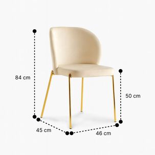 Pack 2 Sitiales Cartagena Gamuza Beige