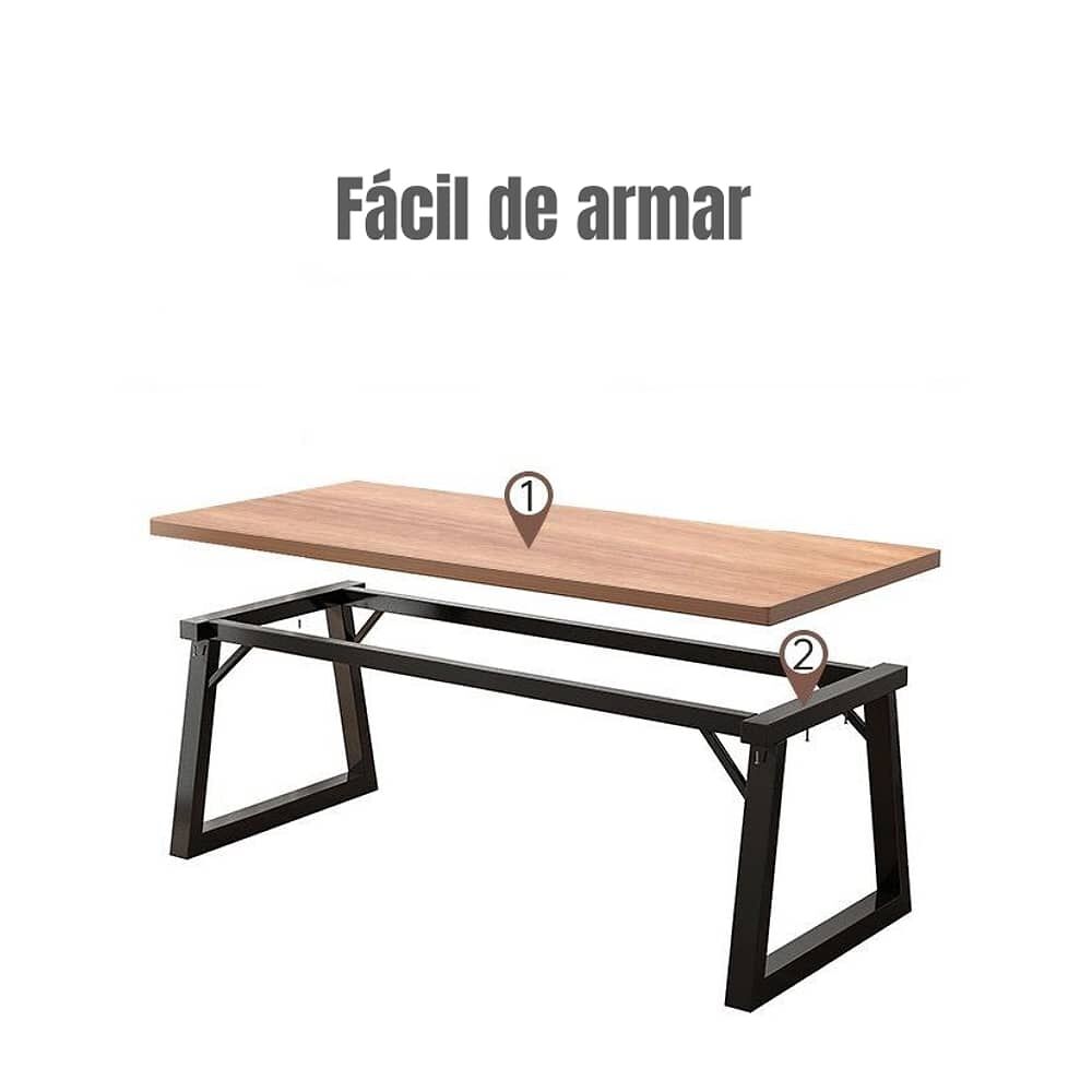 Escritorio Mesa 140*60*75cm By Lubabycas image number 7.0