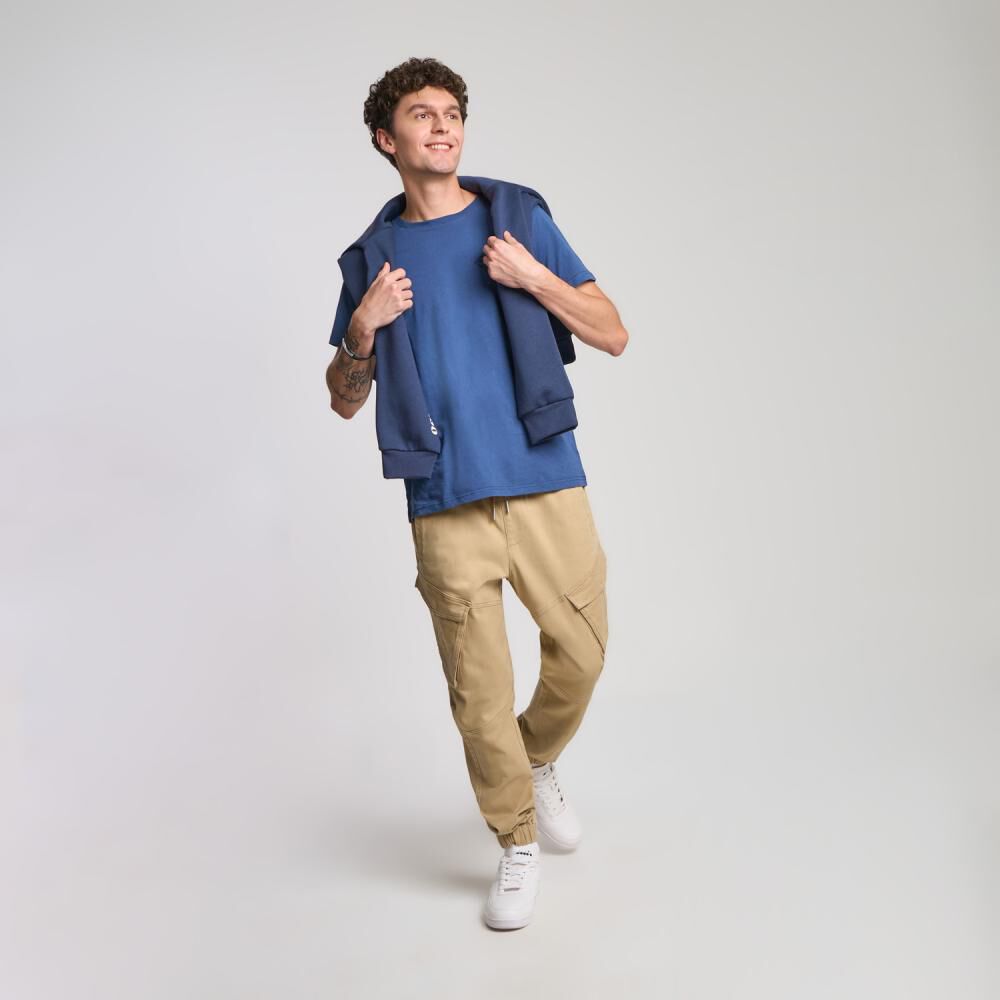 Pantalón Liso Tiro Medio Slim Cargo Hombre Ocean Pacific image number 1.0