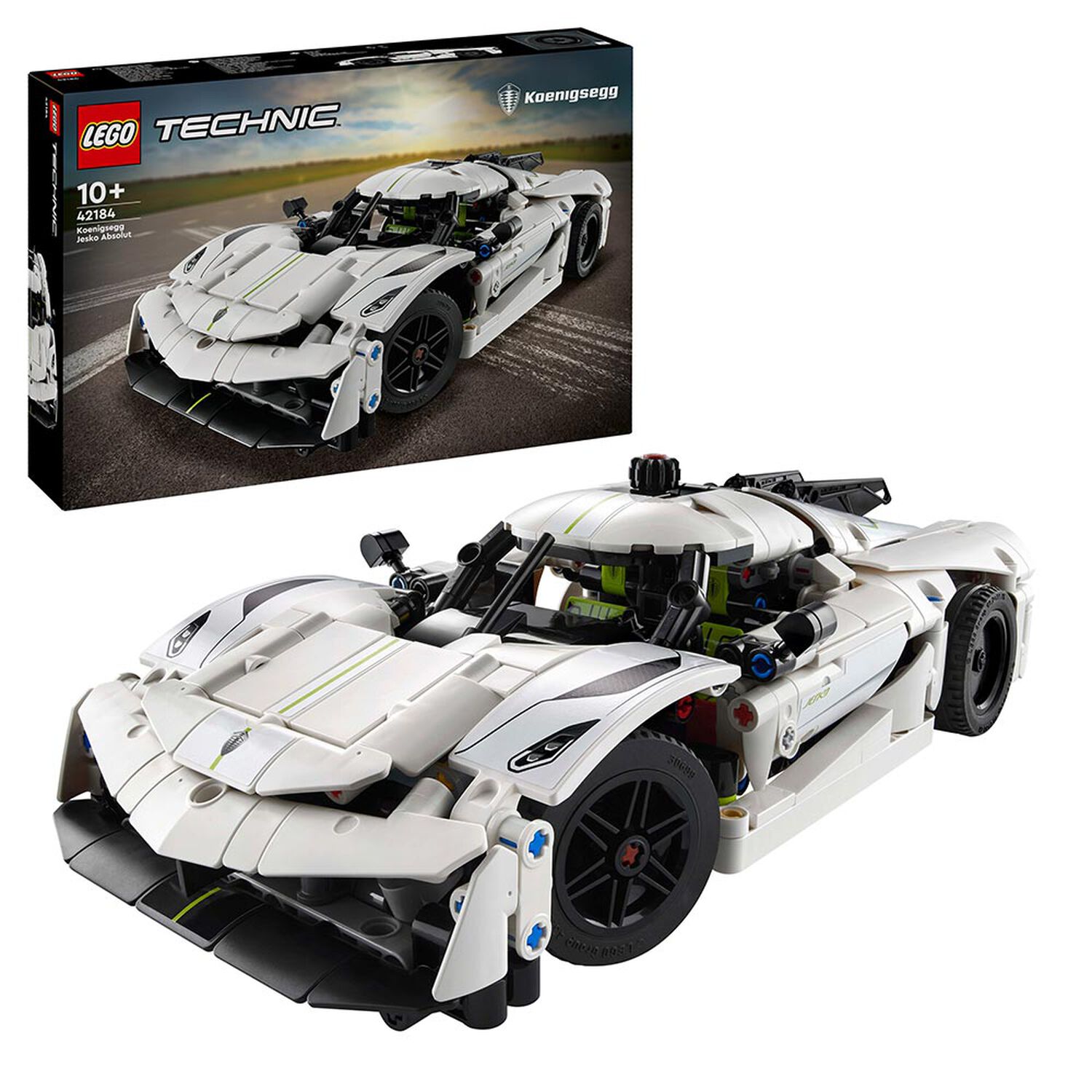 Lego Technic - Hiperauto Koenigsegg Jesko Absolut Blanco - 42184 image number 0.0