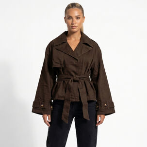 Chaqueta Blazer Denim Mujer Oversize Rashel