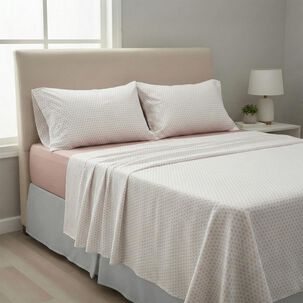 Juego De S&aacute;banas Rosen Microfibra Marsella / 2 Plazas