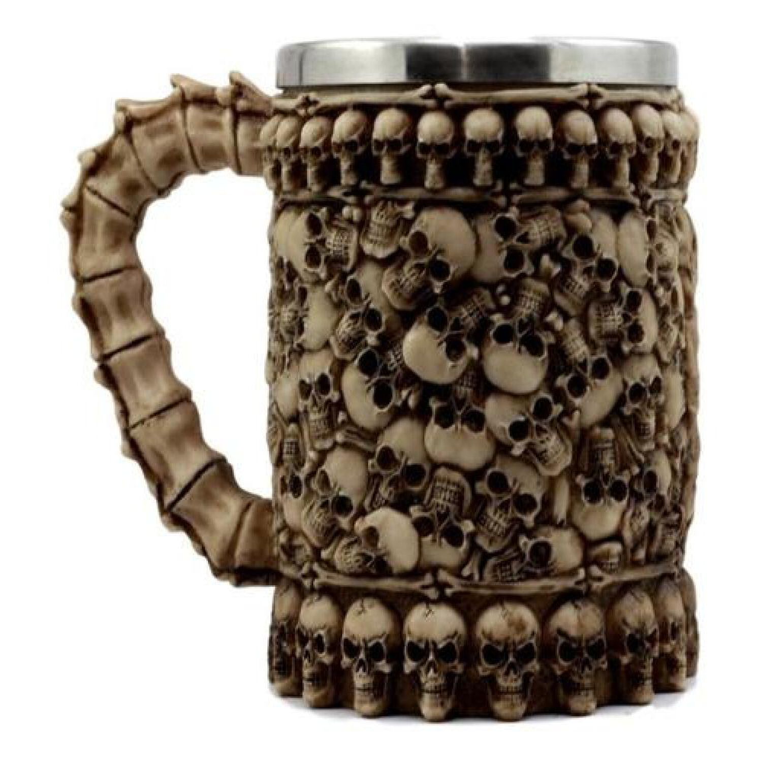 Taza Taz&oacute;n Mug Calavera 4 Medieval Skull & Spine Goblet image number 1.0