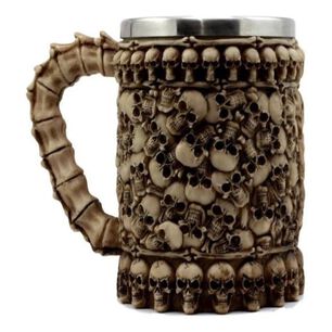 Taza Taz&oacute;n Mug Calavera 4 Medieval Skull & Spine Goblet