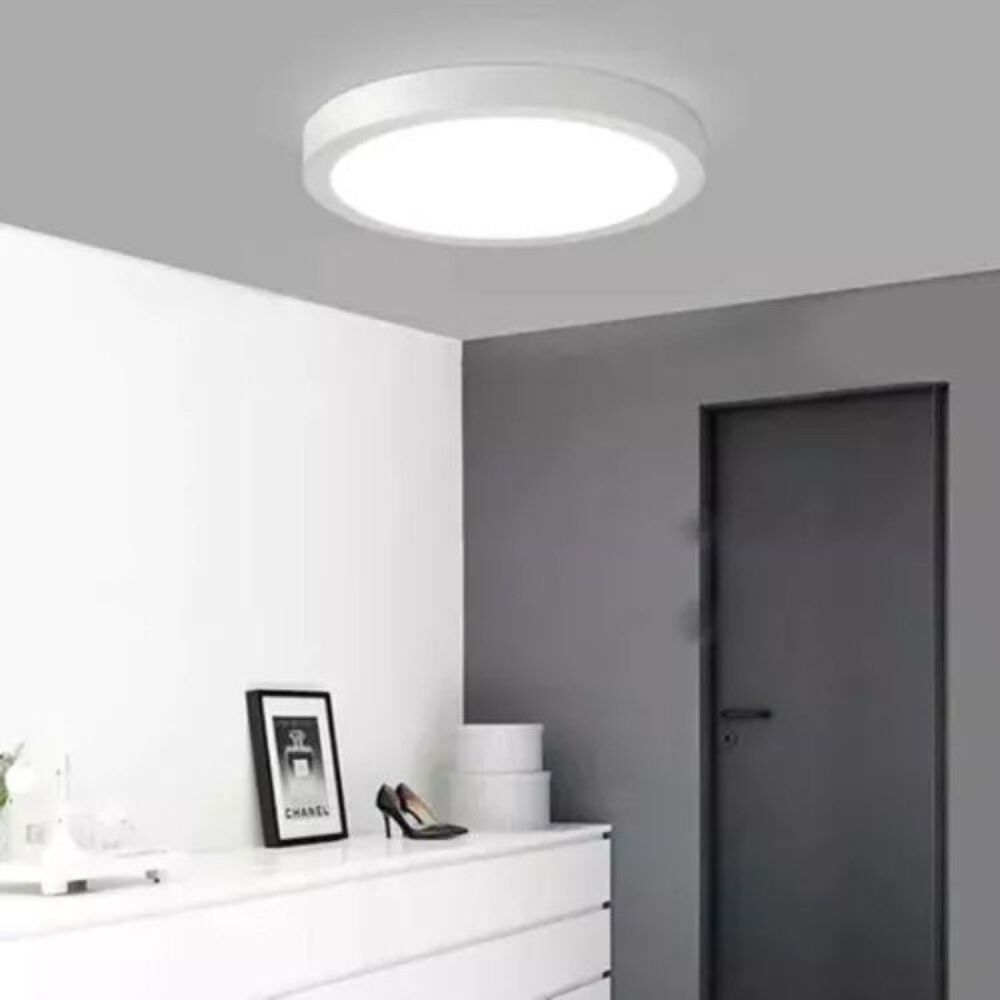 Pack X6 Panel Led 18w Luz Neutro 4000k Sobrepuesto Redondo image number 5.0