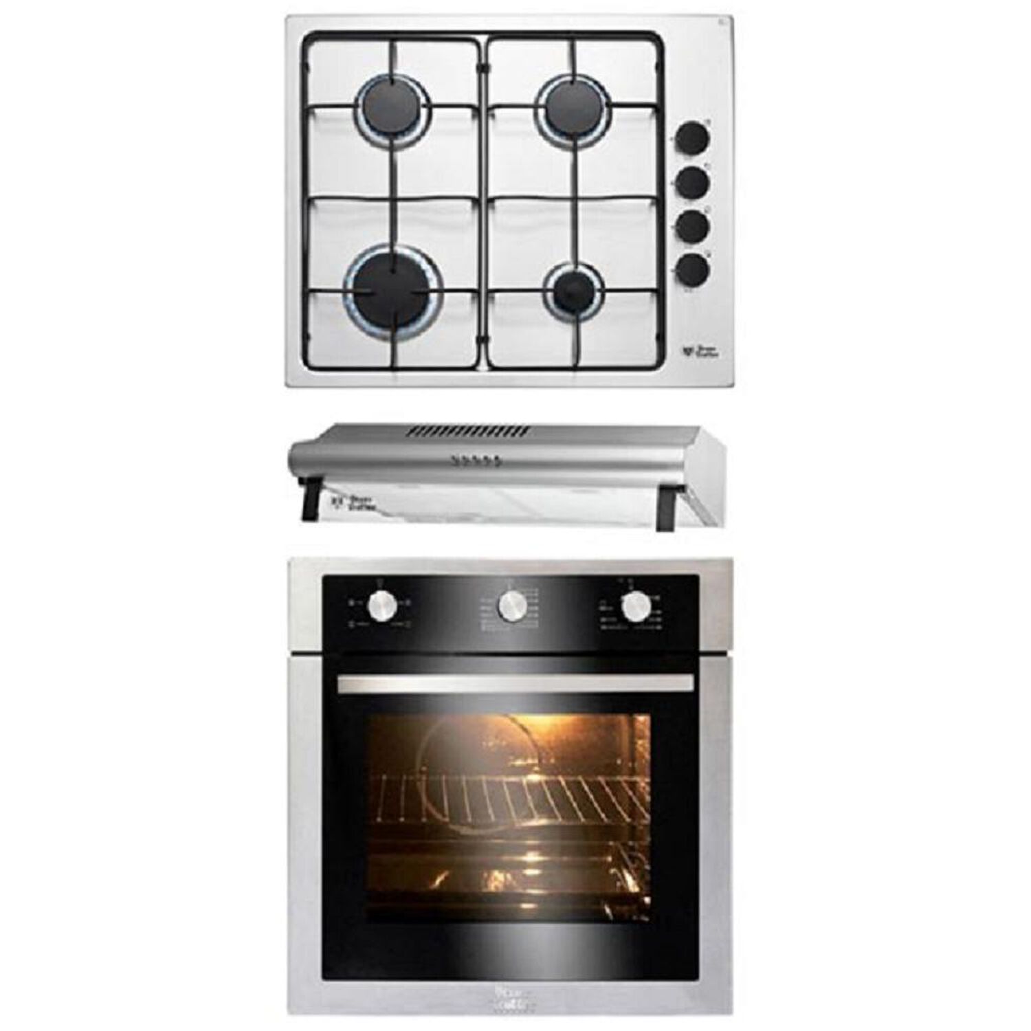 Kit De Cocina Ursus Trotter Horno EPC4 + Encimera G4 + Campana VF 60 / 4 Quemadores image number 0.0