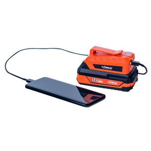 Adaptador De Bater&iacute;a 18v Con Puerto Usb Marca Flowmak