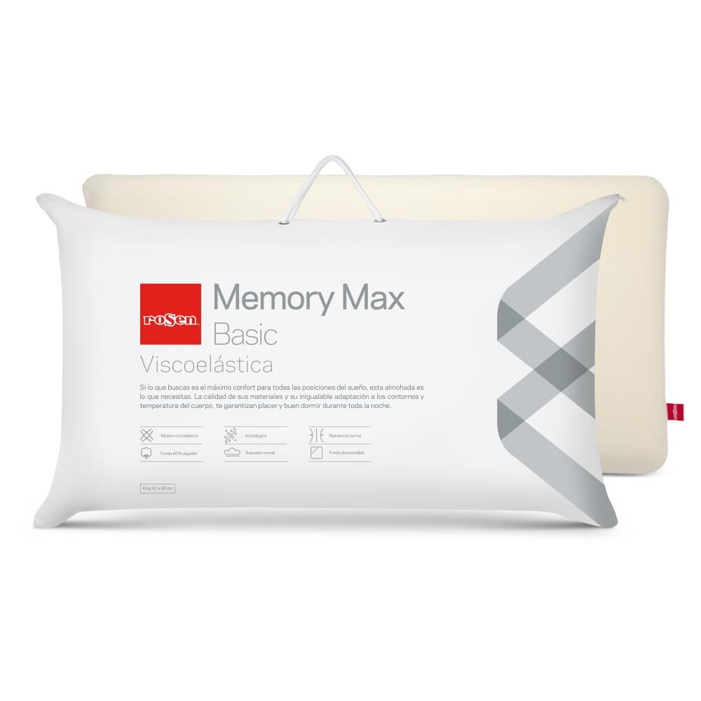 Pack de Almohadas Rosen Memory Max / 42x80 Cm / 2 Unidades image number 3.0