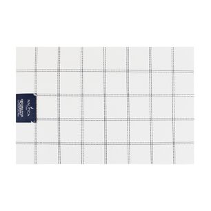 Pack 4 Individuales De Mesa Nautica Home 45x30cm Blanco A Cuadros