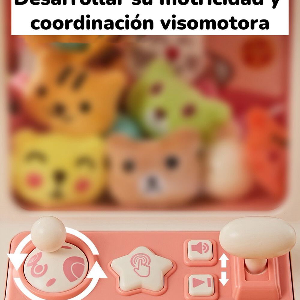 Juego Mini Maquina De Peluches Niños Azul By Lubabycas image number 5.0