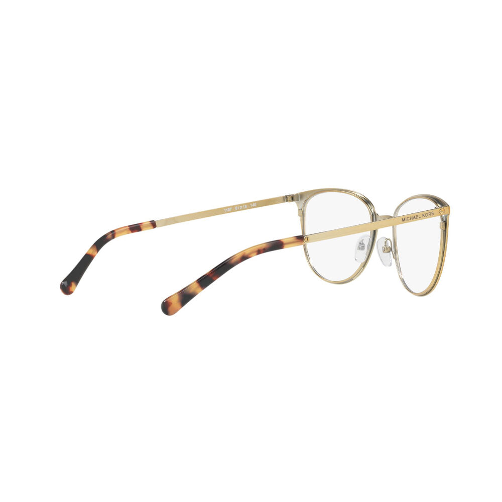 Lentes Ópticos Lil Matte Black/gold Michael Kors image number 8.0