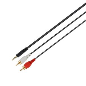 Cable De Audio (2x1) Jack 3.5mm A Rca 3 Mt Ulink Deluxe Line