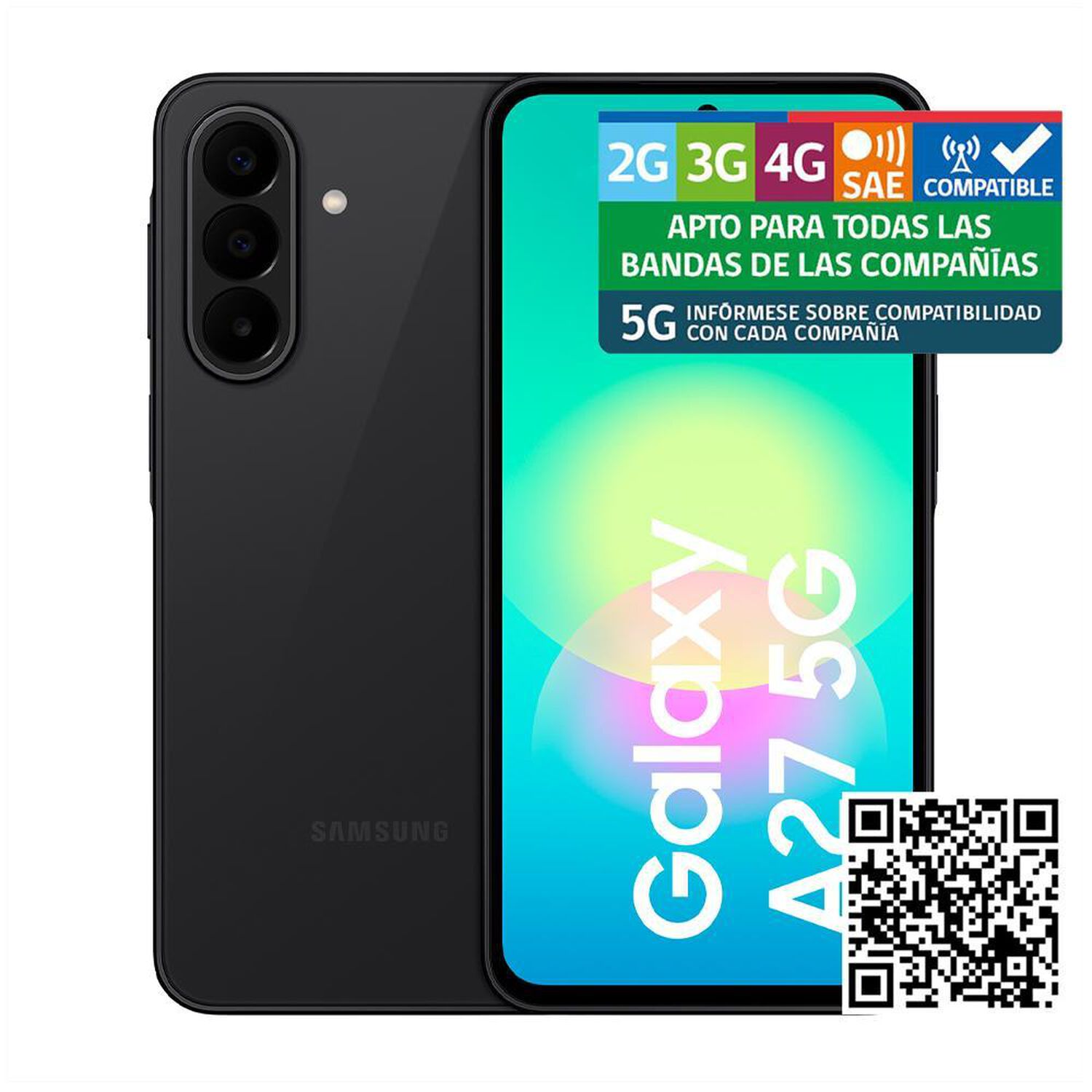Smartphone Samsung Galaxy A27 / 5G / 256 GB / Black / Liberado image number 11.0
