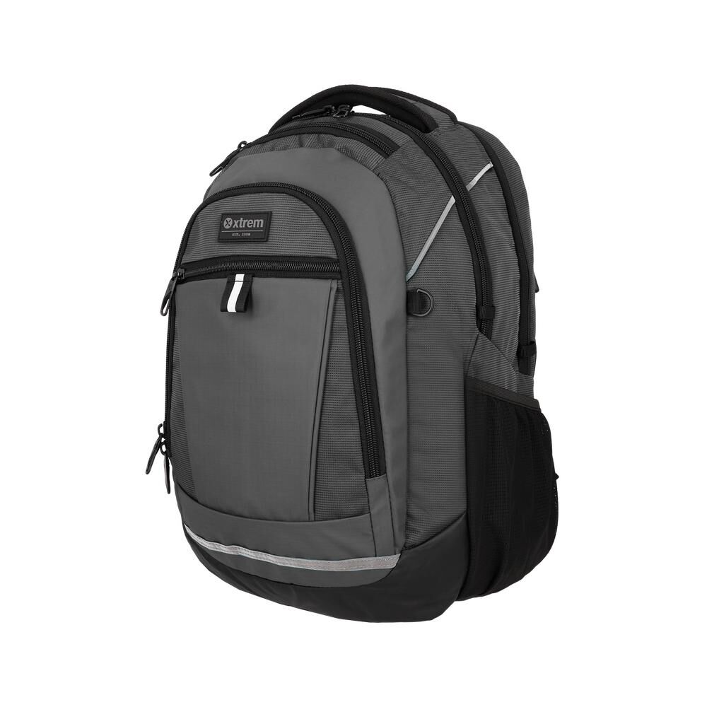 Mochila Notebook Xtrem Brooklyn 6xt Gris 15" image number 3.0