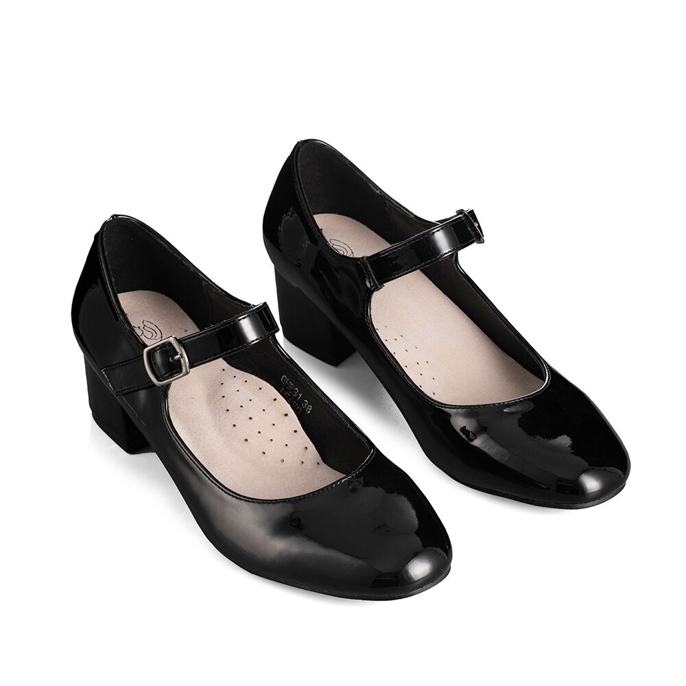 Zapatos Mary Jane Con Taco Charol C&oacute;modo Mujer Weide Ghe31 image number 5.0