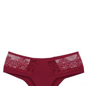 Bikini Microfibra Encaje Rojo 2rios