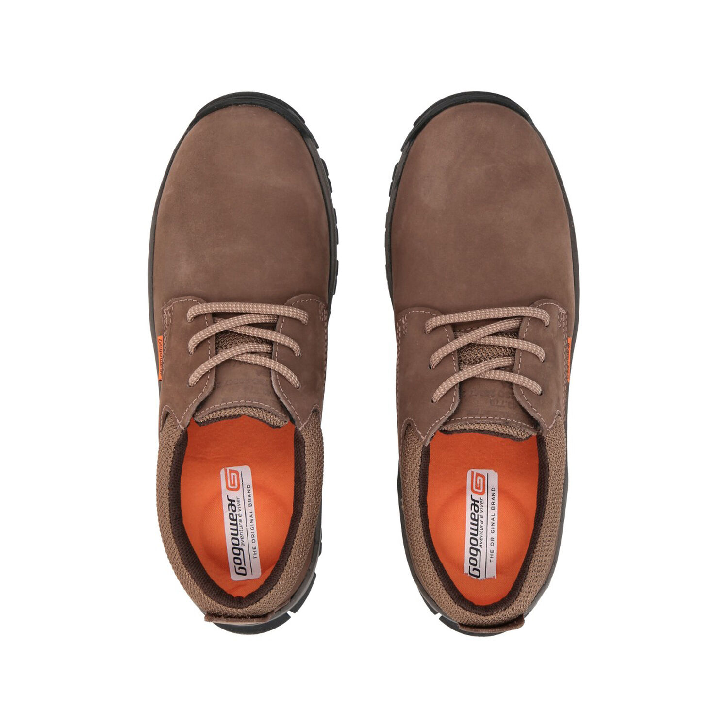Zapatilla Hombre Trekking Marr&oacute;n Troller Gogowear image number 4.0