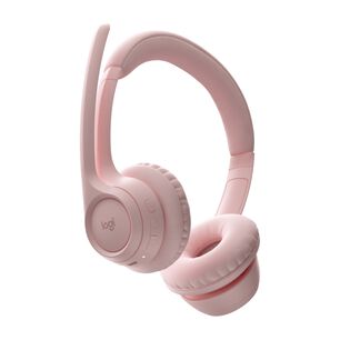 Logitech Aud&iacute;fonos Zone 300 Headset Inal&aacute;mbrico Con Micr&oacute;fono Rosado