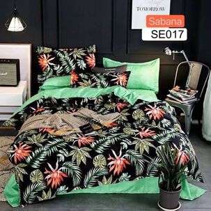 Sabana Estampada De 200 Hilos King - 017