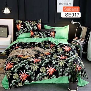 Sabana Estampada De 200 Hilos King - 017