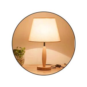 Lampara Madera Minimalista 38cm