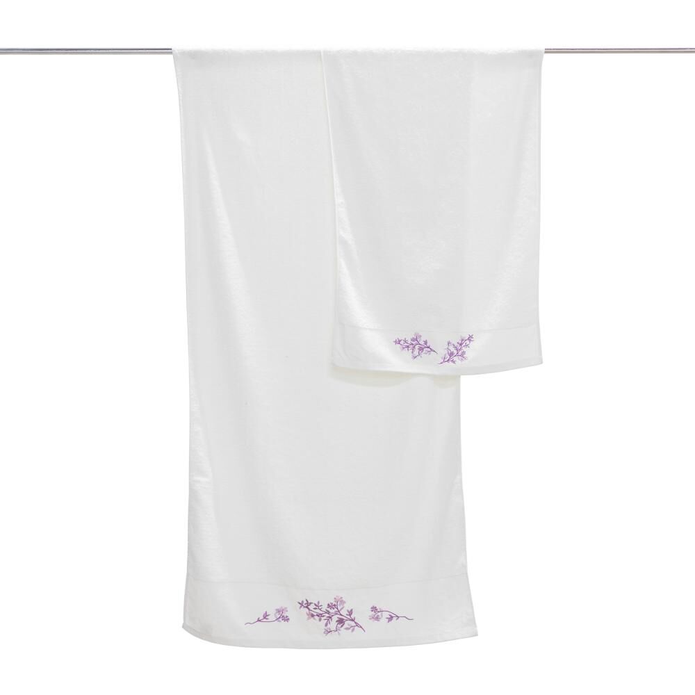 Juego De Toallas Baño Belle Noite / 2 Unidades// 80x140 Cm/ 50x70 Cm image number 0.0