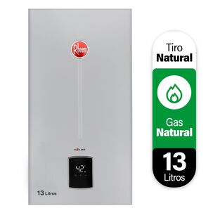 Calefont 13 Litros Gas Natural Tiro Natural Rheem