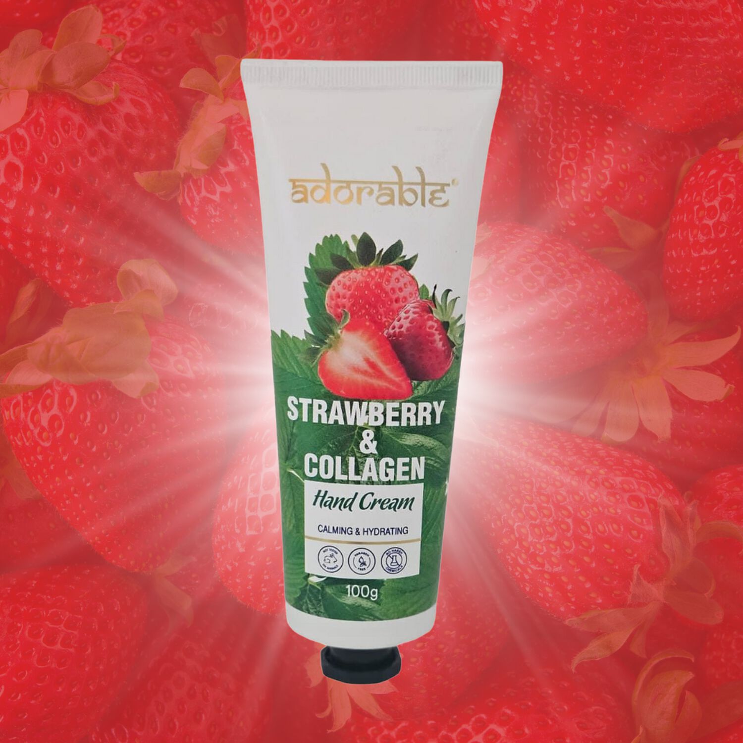 Adorable Crema De Manos Frutilla & Col&aacute;geno 100 Gr image number 2.0
