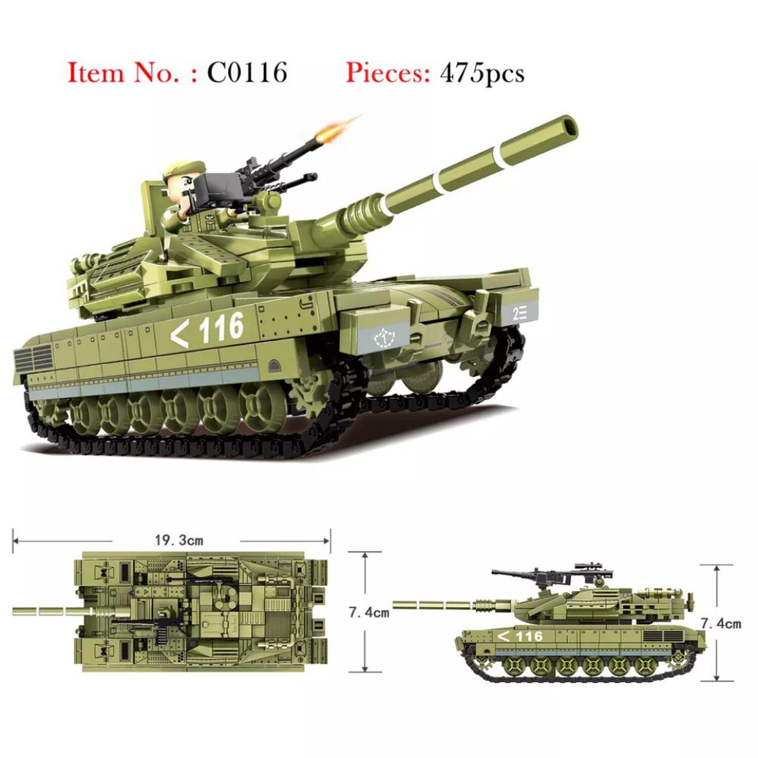 Armable Tanque Mk - 4 Woma image number 2.0