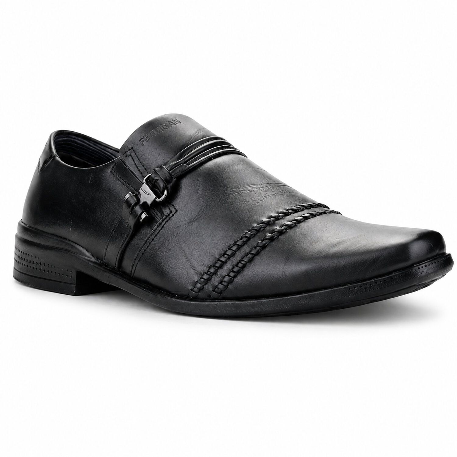 Zapato Ferracini Hombre 4349 Frankfurt Negro Matte Casual image number 3.0