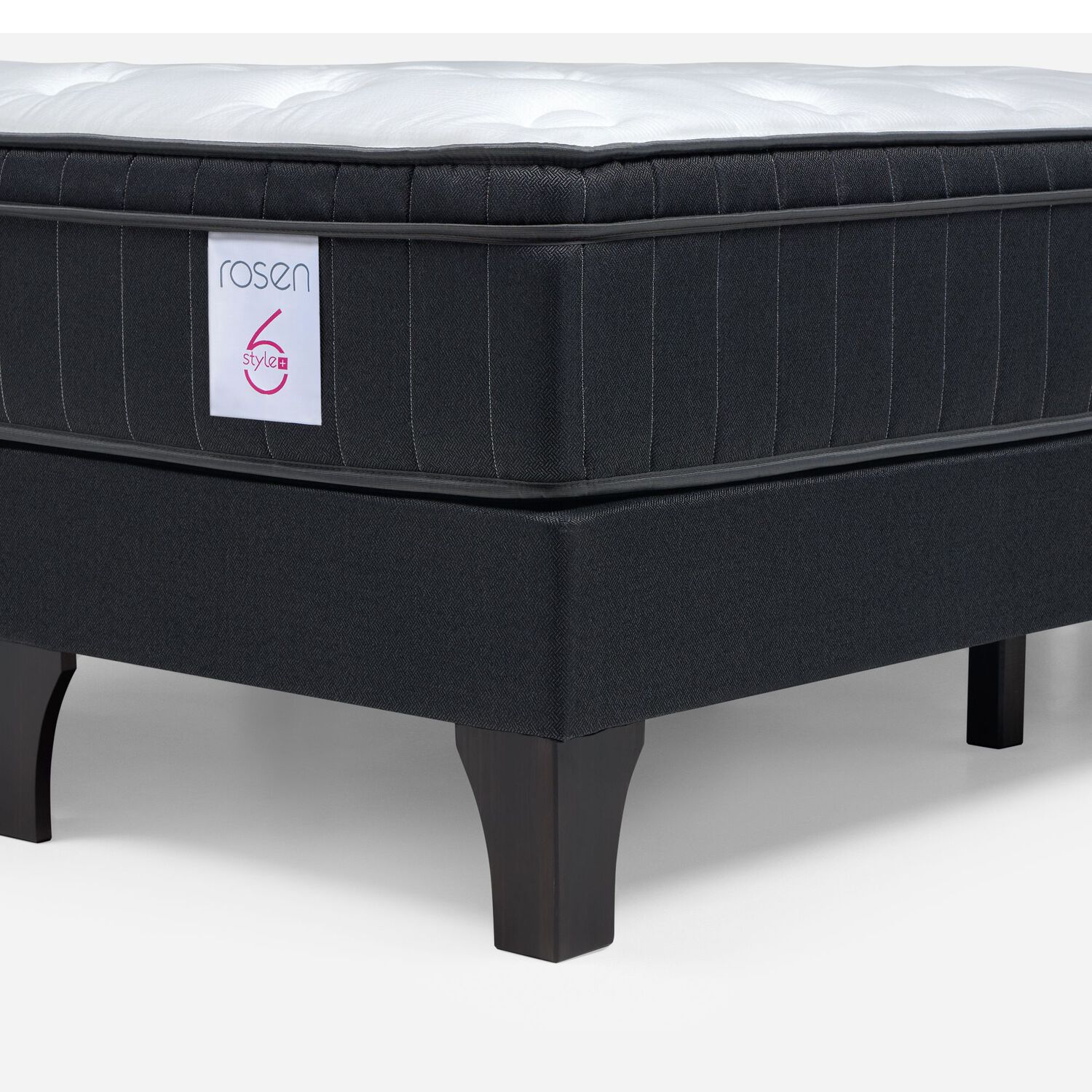 Cama Europea Rosen New Style 6 Plus + Respaldo Issey / King / Base Dividida + Respaldo image number 8.0
