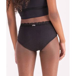 Calz&oacute;n Menstrual Adolescente Negro 2rios