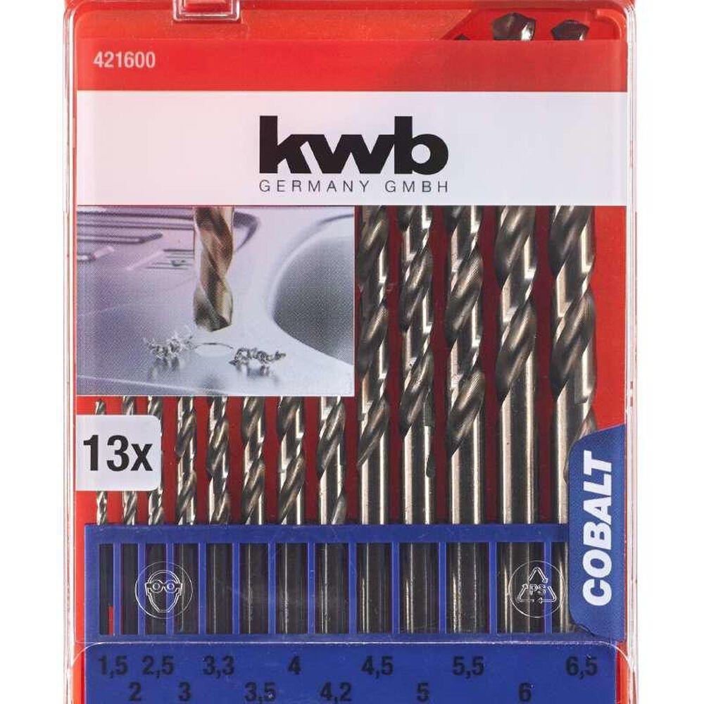 Set 13 Brocas Cobalto Para Metal / Bronce image number 0.0