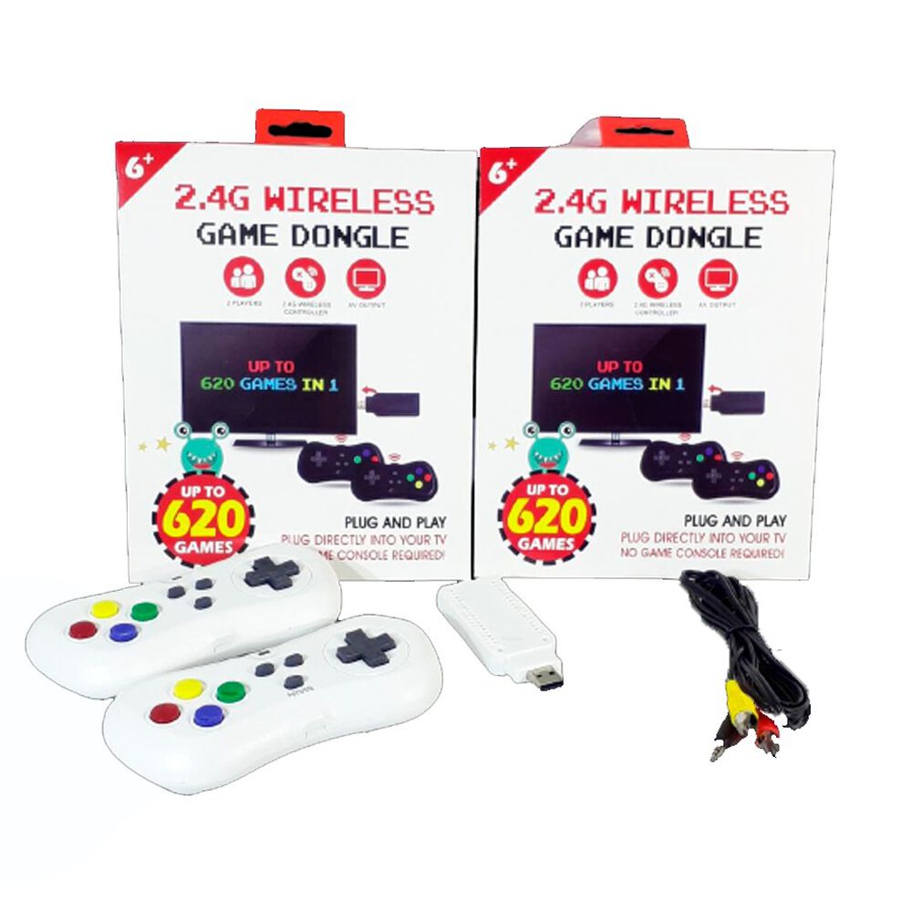 Mini Consola Retro Usb Inalámbrica 620 Juegos Y 2 Controles image number 1.0