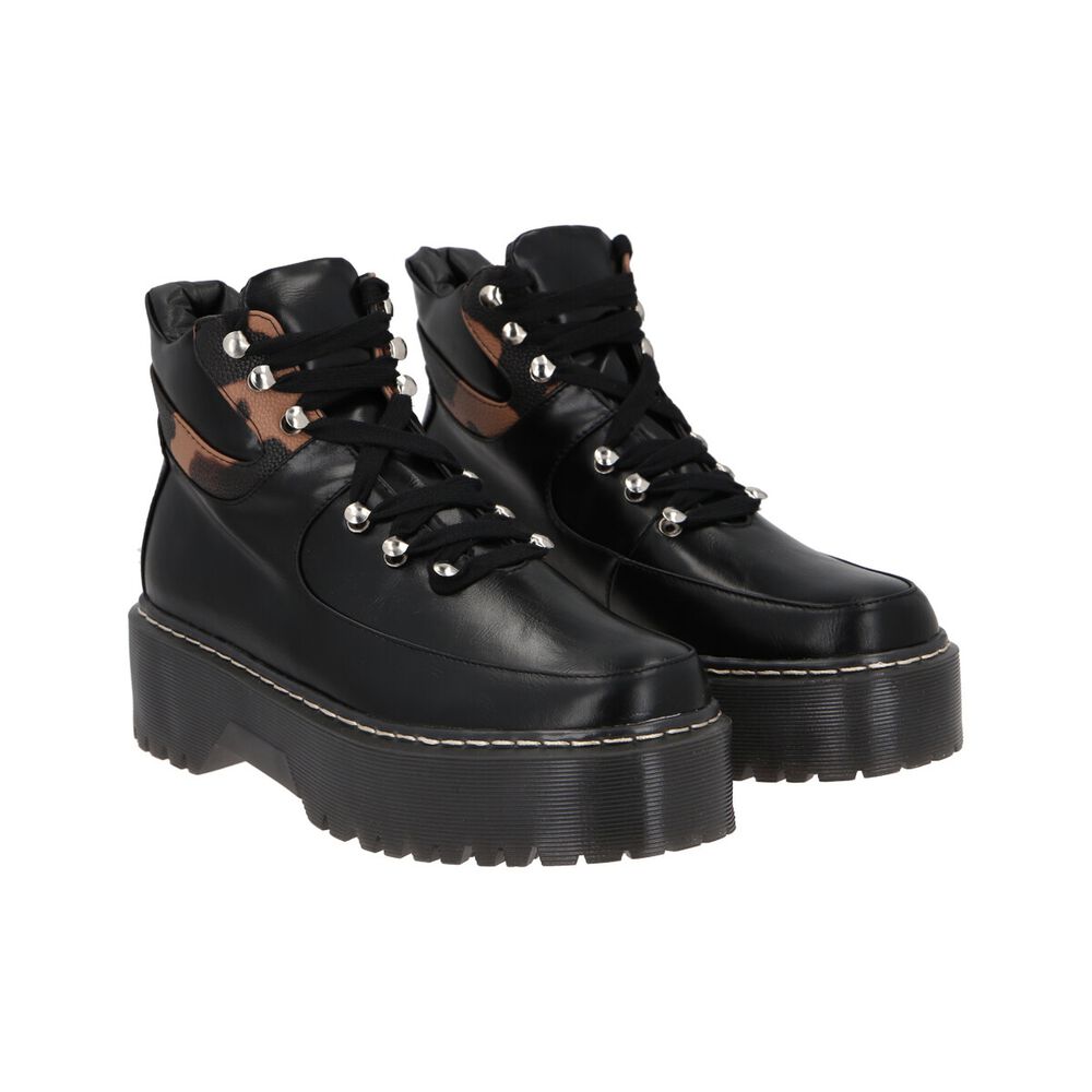Botin Mujer Negro Plataforma Candela Police image number 3.0