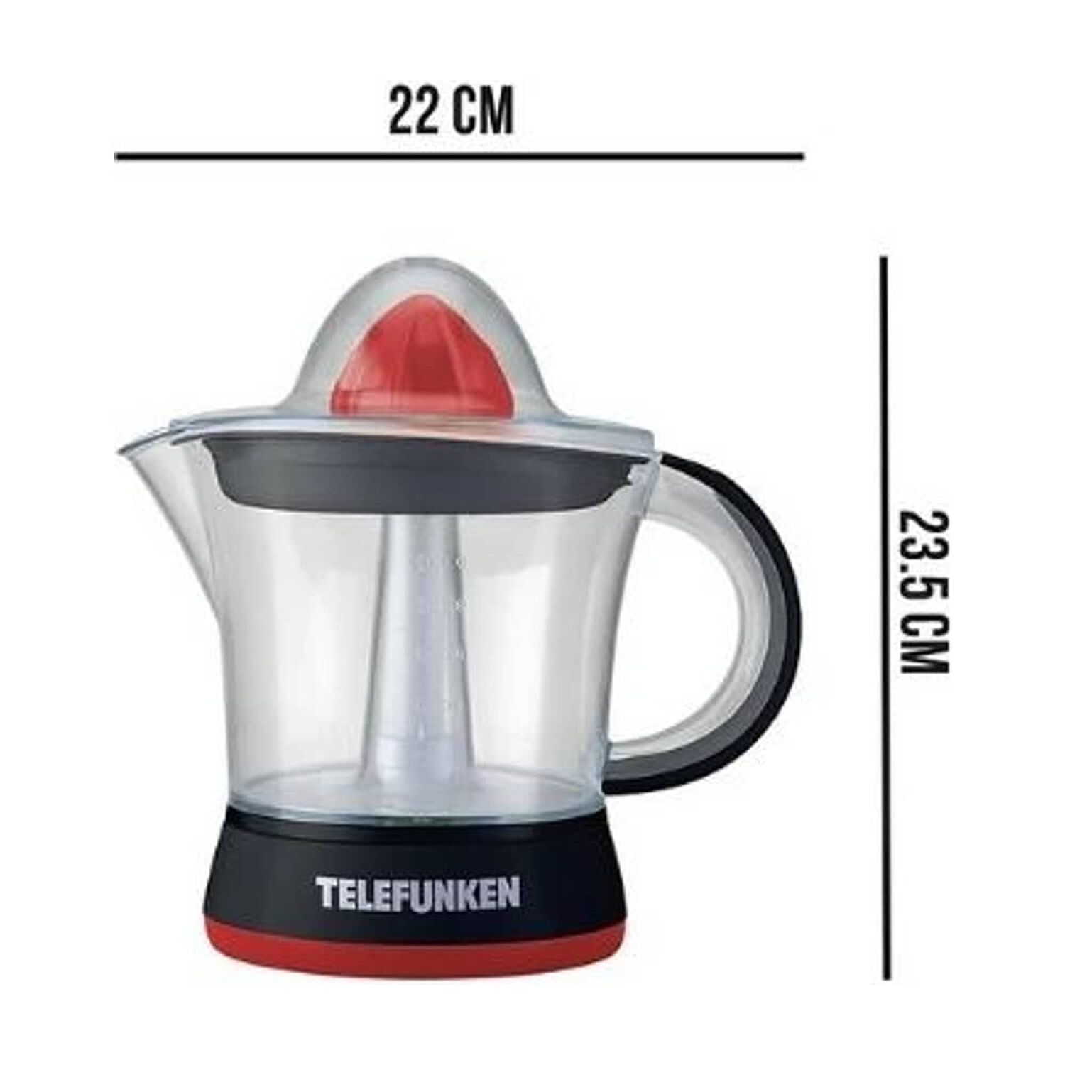 Exprimidor El&eacute;ctrico Telefunken Juicer 1250 Para Naranja Lim&oacute;n Y Otras Frutas image number 3.0