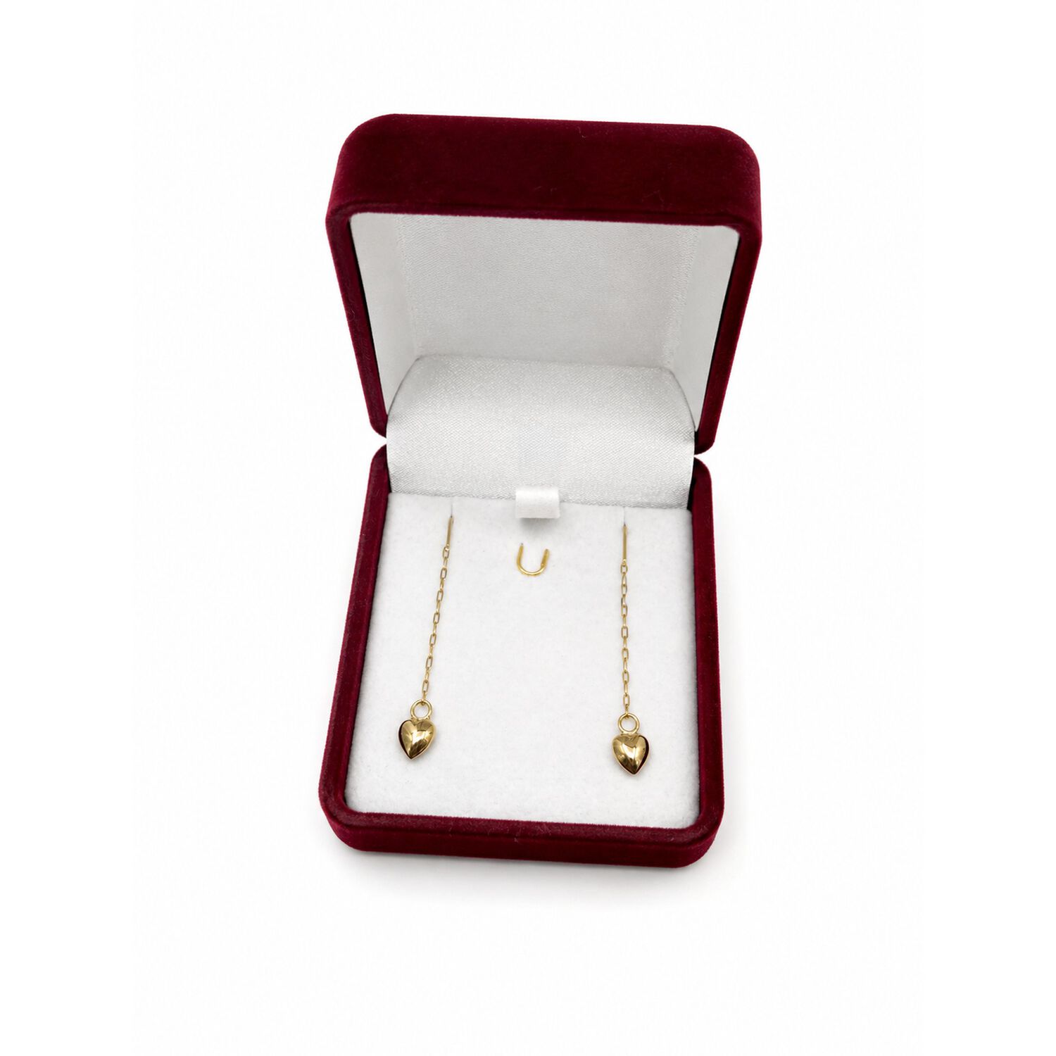 Aros Cadenas Oro 18k 3cm Colgantes 1.5gr Regalo Mujer image number 4.0