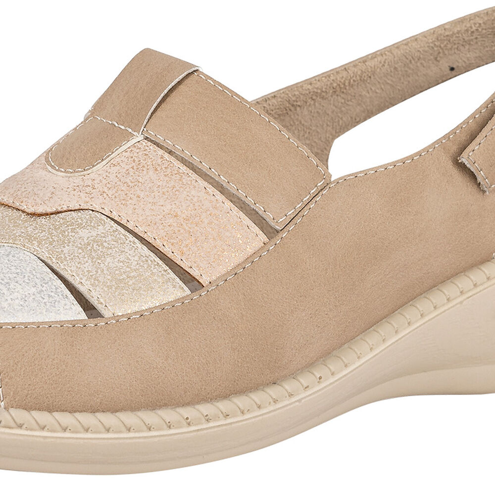 Sandalia Lago Beige Passer image number 3.0