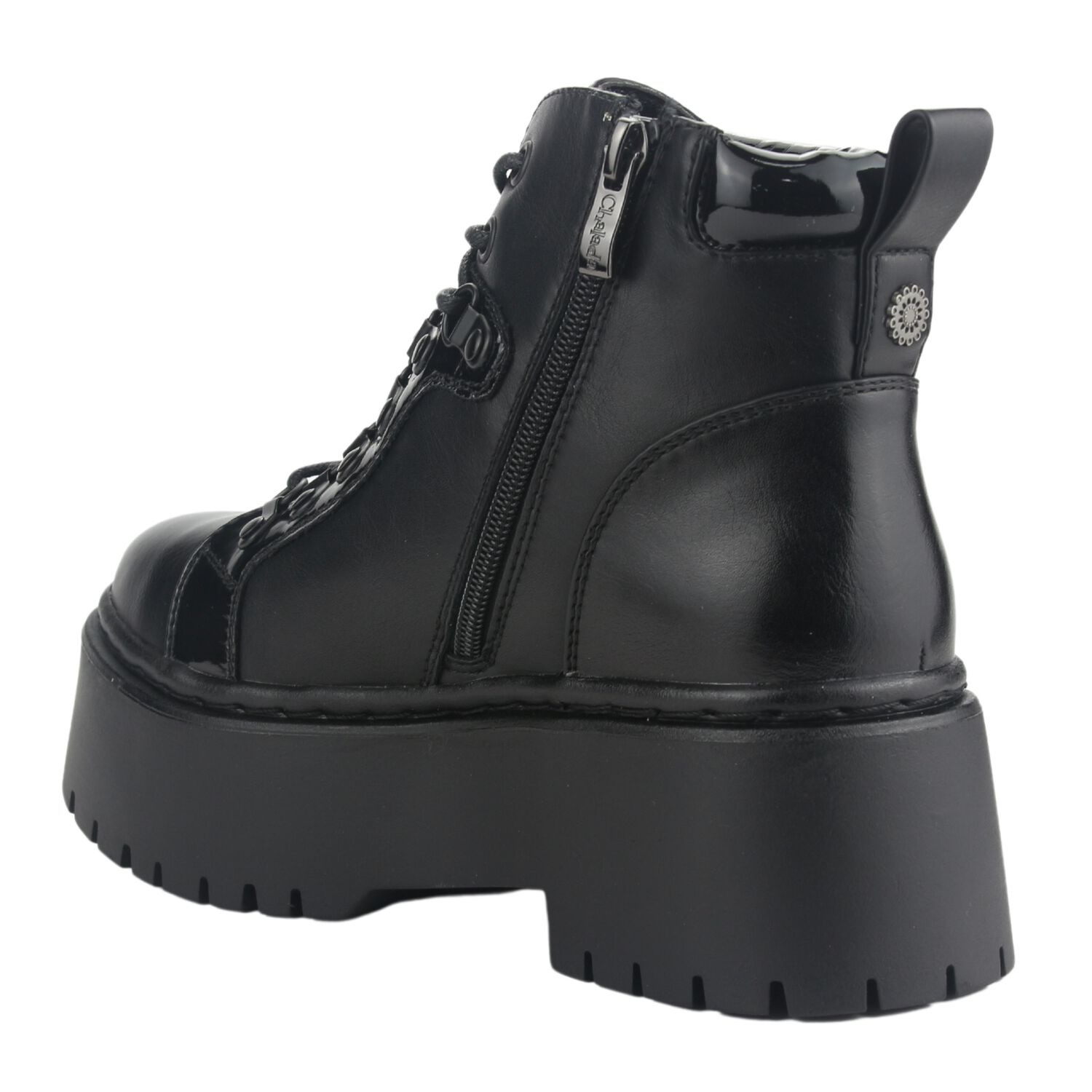 Botin Chalada Mujer Rust-21 Negro Plataforma image number 3.0